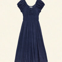 QUINN DRESS -- ADRIATIC EYELET