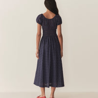 QUINN DRESS -- ADRIATIC EYELET