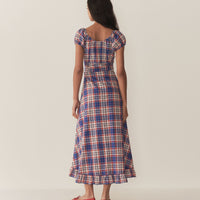 RAMONA DRESS -- COTE D’AZUR PLAID