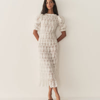 RAQUELLA DRESS -- SALT LACE