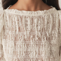 RAQUELLA DRESS -- SALT LACE