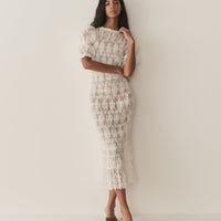 RAQUELLA DRESS -- SALT LACE
