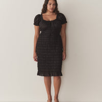 ROSALYNN DRESS -- BLACK