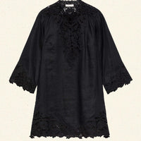 ROSELIE TUNIC -- BLACK
