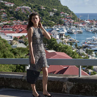 ROSELLA DRESS -- NOIR GRETA GINGHAM