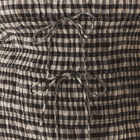 ROSELLA DRESS -- NOIR GRETA GINGHAM