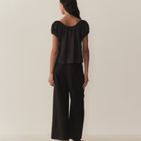 SOLINA TOP -- BLACK