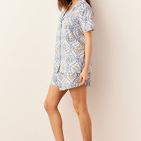 Maren Cloud Jersey PJ Set in Villeroy