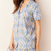 Maren Cloud Jersey PJ Set in Villeroy