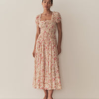 STANZA DRESS -- FLEURS DE PROVENCE