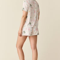 Karli Summer Jersey PJ Set in Mermaids