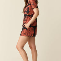 Karli Summer Jersey PJ Set in Desert Bloom