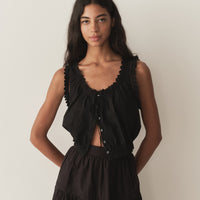 TRAVELER TOP -- BLACK