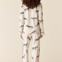 Winter Cloud Jersey PJ Set in Animalia