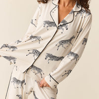 Winter Cloud Jersey PJ Set in Animalia
