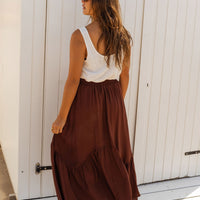 Brown Manhattan Skirt
