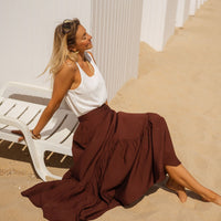 Brown Manhattan Skirt