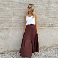 Brown Manhattan Skirt