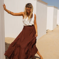 Brown Manhattan Skirt