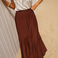 Brown Manhattan Skirt