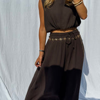 Chocolate Alyssa Skirt