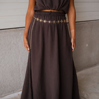 Chocolate Alyssa Skirt