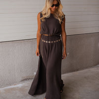 Chocolate Alyssa Skirt