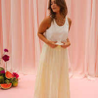 Yellow Madel Skirt