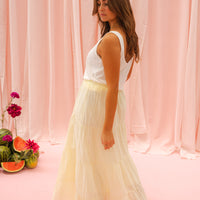 Yellow Madel Skirt