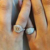 Diamond Pinky Ring