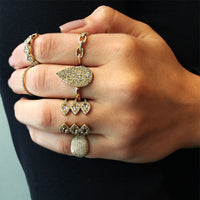 Diamond Pinky Ring