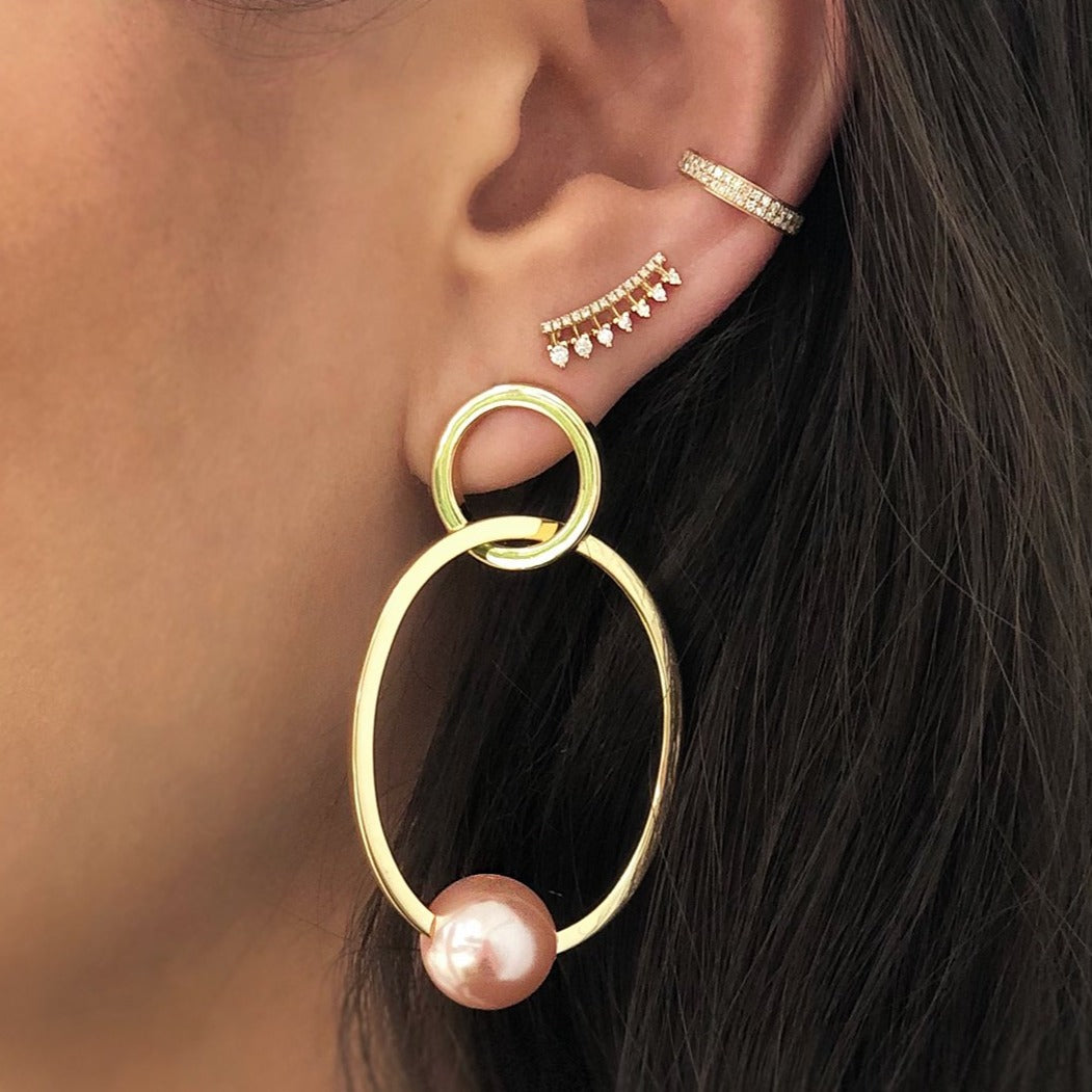 Pave Cuff Earring
