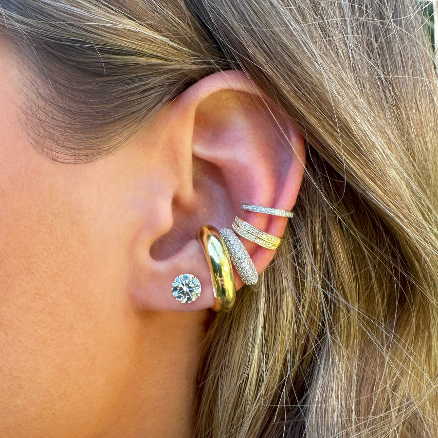 Diamond Cuff Earring