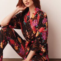 Julia Cloud Jersey PJ Set in Twilight Garden