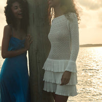 AMELINA DRESS -- IVORY
