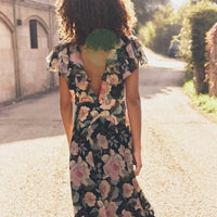 AMIRA DRESS -- ROSE GARDEN FLORAL