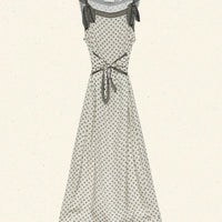 AMORETTE DRESS -- RIVIERA FOULARD