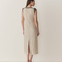 AMORETTE DRESS -- RIVIERA FOULARD