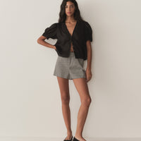 BRIGITTA TOP -- BLACK