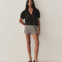 BRIGITTA TOP -- BLACK