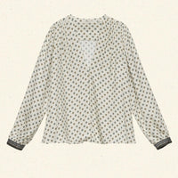 CANDACE TOP -- RIVIERA FOULARD