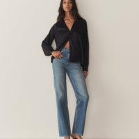 CANDACE TOP -- DEEP NAVY