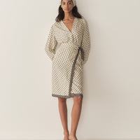 CANDACE TOP -- RIVIERA FOULARD