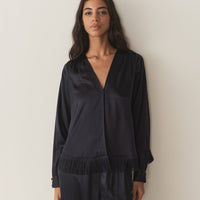 CANDACE TOP -- DEEP NAVY