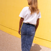 Denim Cameo Skirt