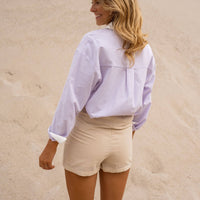 Beige Linen Matheo Skort