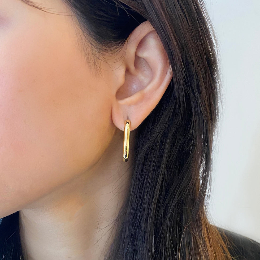 Rectangle Hoop Earrings