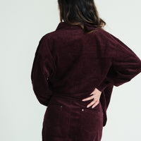 Burgundy Frederik Skirt