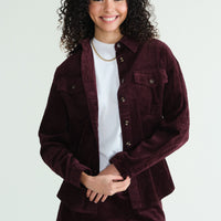 Burgundy Frederik Skirt
