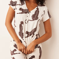 Nadia Cloud Jersey PJ Set in Vinyasa